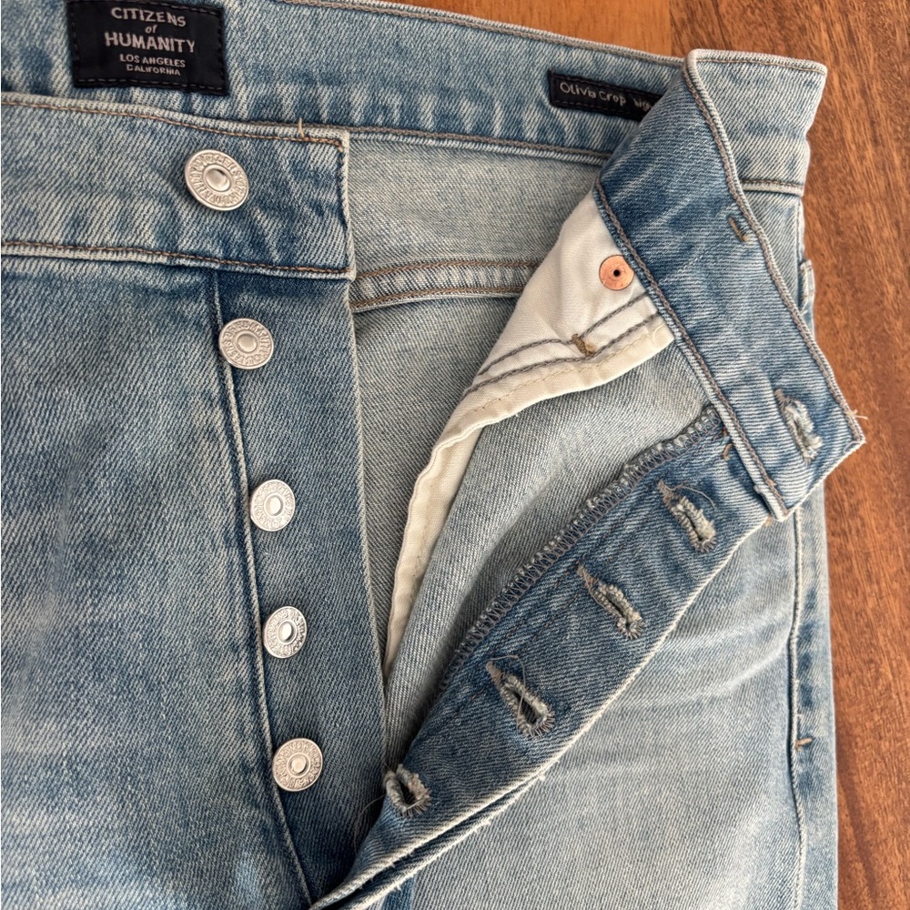 Citizens of Humanity women’s size 30 Olivia crop high rise slim